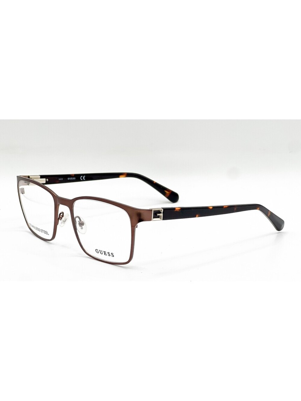 Guess Gu50019 050 Brown Havana Authentic Eyeglasses 54-19-145